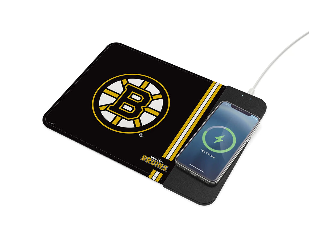 SOAR NHL Wireless Charging Mousepad Boston Bruins