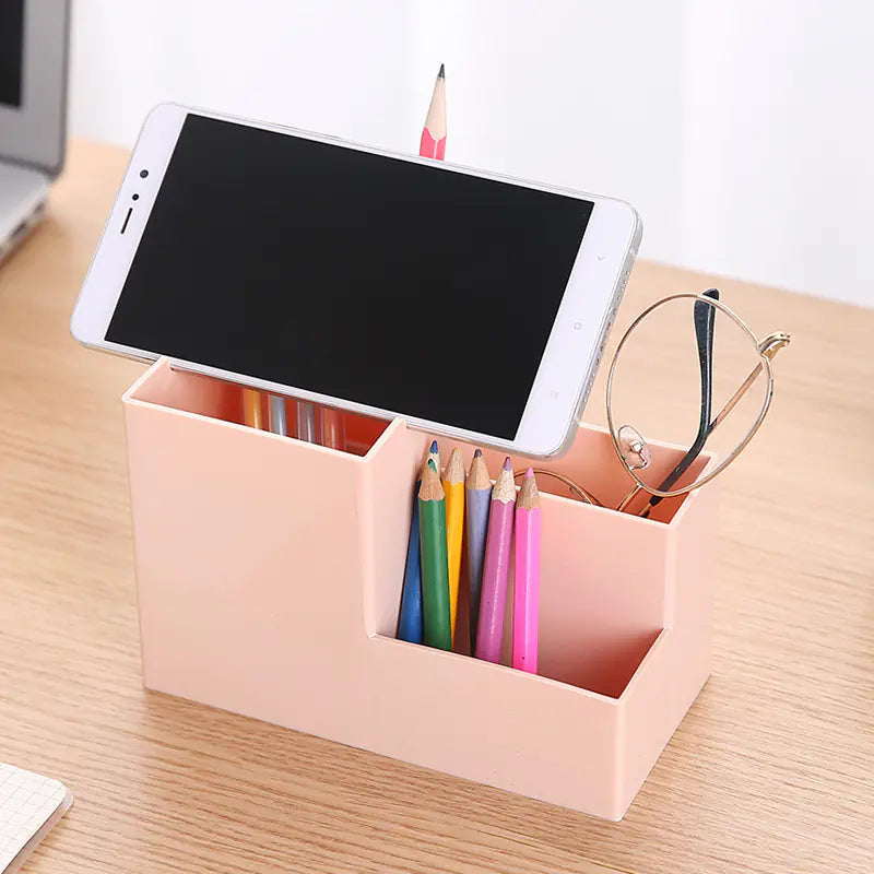 Multifunctional Pen Holder and Remote Storage Box