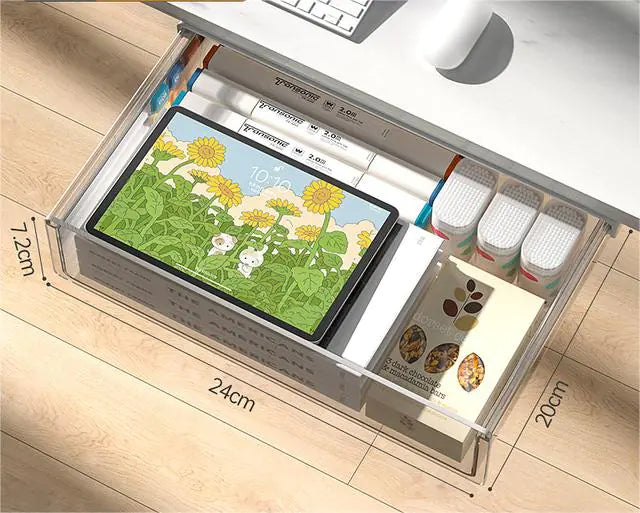 Under Table Drawer Storage Box